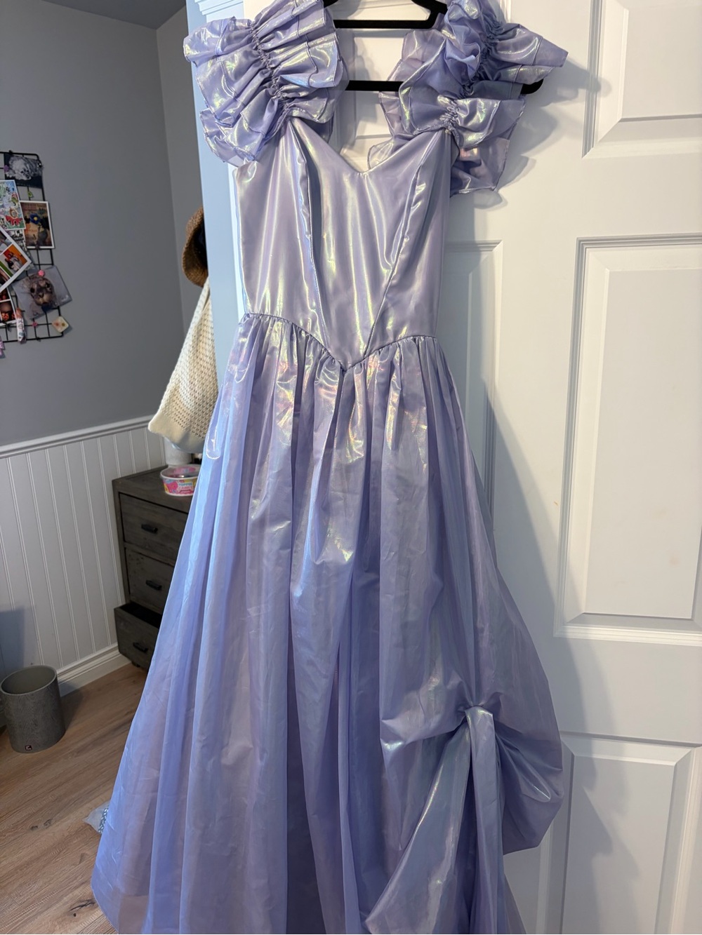 Vintage 80's prom dress.